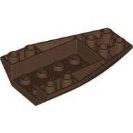 Lego loď letadlo spodní část 6x4, hnědá (4180468)